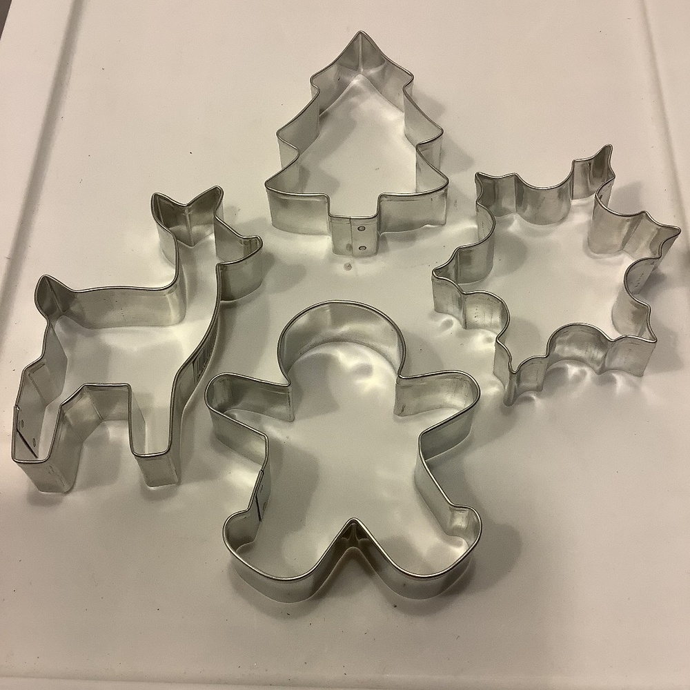 Xmas Cookie Cutters by Ann Clark